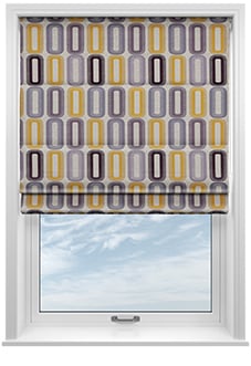 Soho, Ochre - Twist&Fit Roman Blind